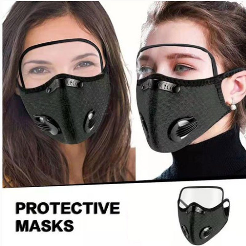 Dust Mask Construction - Masque facial pour le cyclisme, lavable